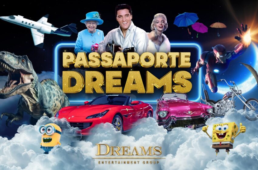  Passaporte Dreams + Passeio de Porsche + 7 Atrações Dreams